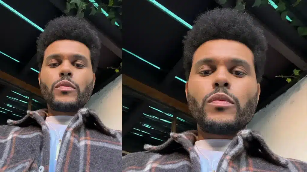 The Weeknd em selfie (Foto: Instagram)