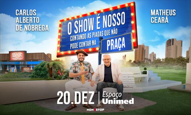 Matheus Ceará e Carlos Alberto de Nóbrega em 'O Show é Nosso' (Divulgação)