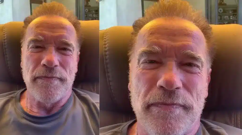 Arnald Schwarzenegger em selfie (Foto: Instagram)