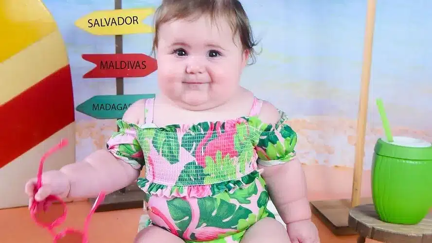 Lua, filha de Viih Tube e Eliezer, vem fazendo sucesso na web (Foto: Reprodução)