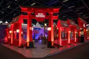 Espaço de Cup Noodles na CCXP (Foto: Divulgação)