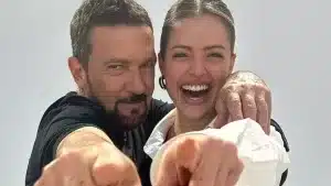 Antonio Banderas e Agatha Moreira (Foto: Reprodução)