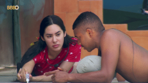 Isabelle e Davi no BBB24 (Foto: Reprodução)