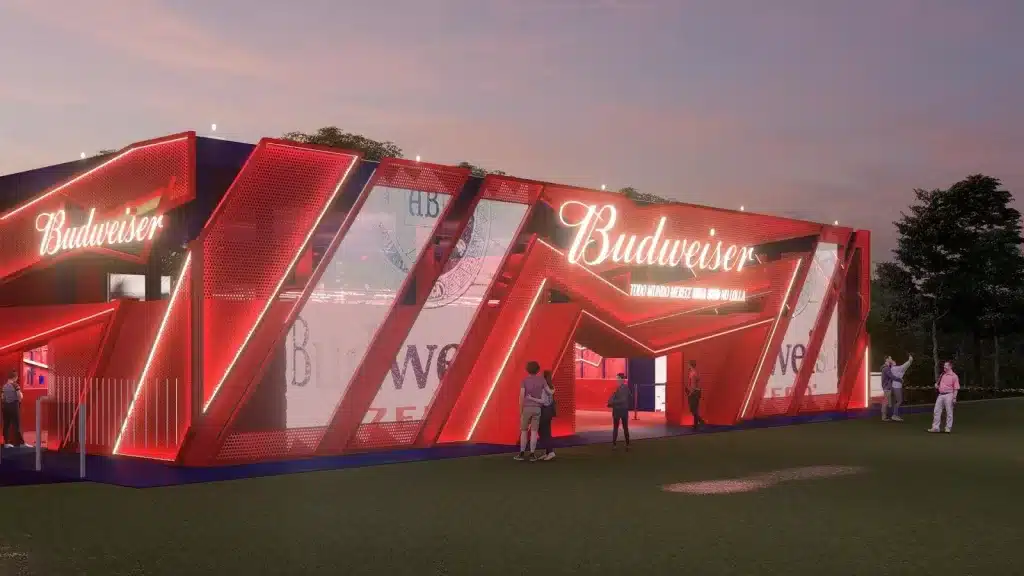 Budweiser no Lollapalooza Brasil 2024 (Foto: Divulgação) 