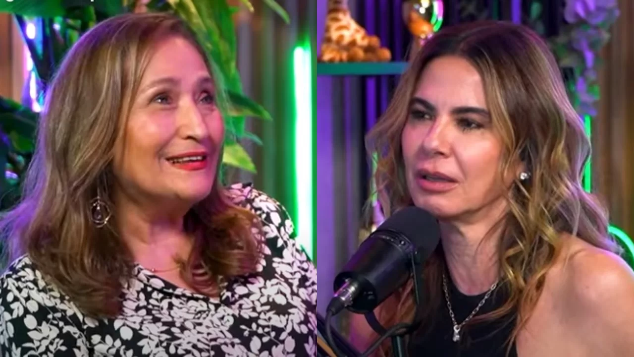 Sonia Abrão e Luciana Gimenez (Foto: YouTube)