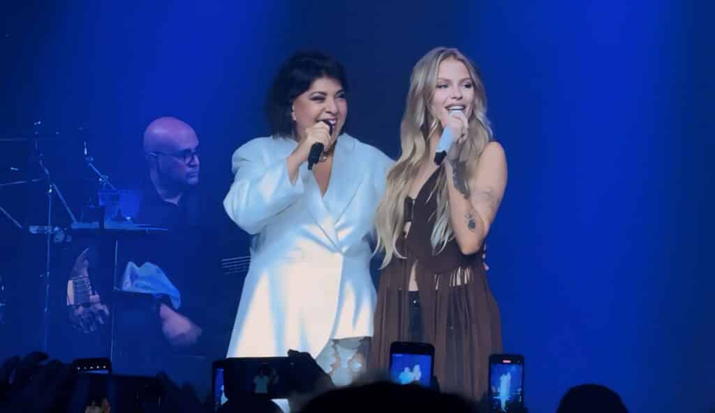 Luísa Sonza e Roberta Miranda (Foto: Renan Nascimento)