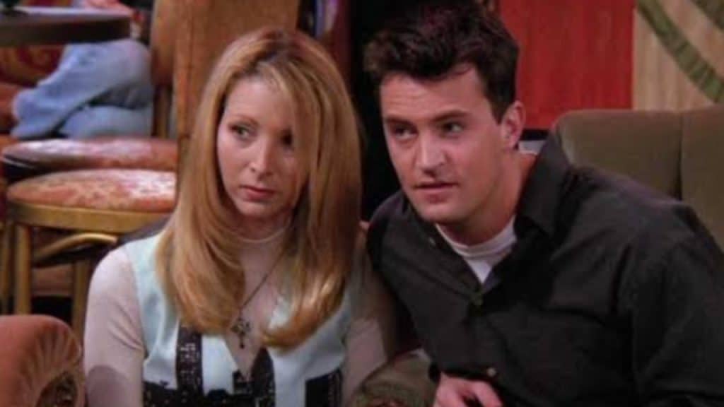 Lisa Kudrow e Matthew Perry (Foto: Reprodução/Friends)