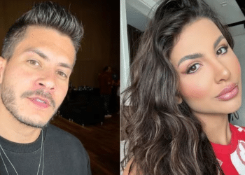 Arthur Aguiar e Jheny Santucci (Foto Reprodução Instagram)