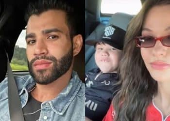 Gusttavo Lima, Andressa Suita e filho (Foto Instagram)