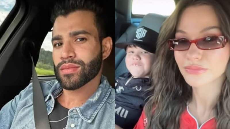 Gusttavo Lima, Andressa Suita e filho (Foto Instagram)