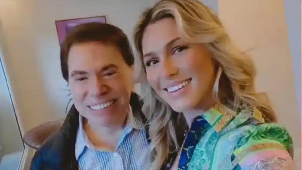 Silvio Santos e Livia Andrade (Foto Instagram)