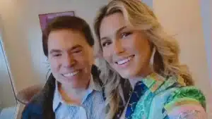 Silvio Santos e Livia Andrade (Foto Instagram)