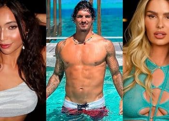 Vanessa Lopes, Gabriel Medina e Yasmin Brunet (Foto Reprodução Redes Sociais)