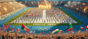 Jogos Olímpicos de Paris 2024 (imagem: Arte Generativa/por IA)
