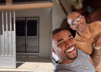 Davi Brito e seu pai (Foto Reprodução Redes Sociais)