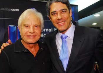 Cid Moreira e William Bonner (Foto: Instagram)