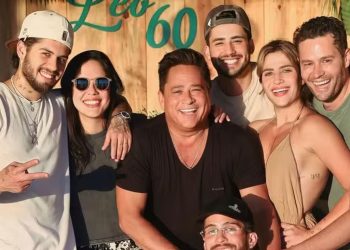 Leonardo e família (Foto: Instagram)