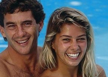 Adriane Galisteu e Ayrton Senna (Foto Reprodução Redes Sociais)