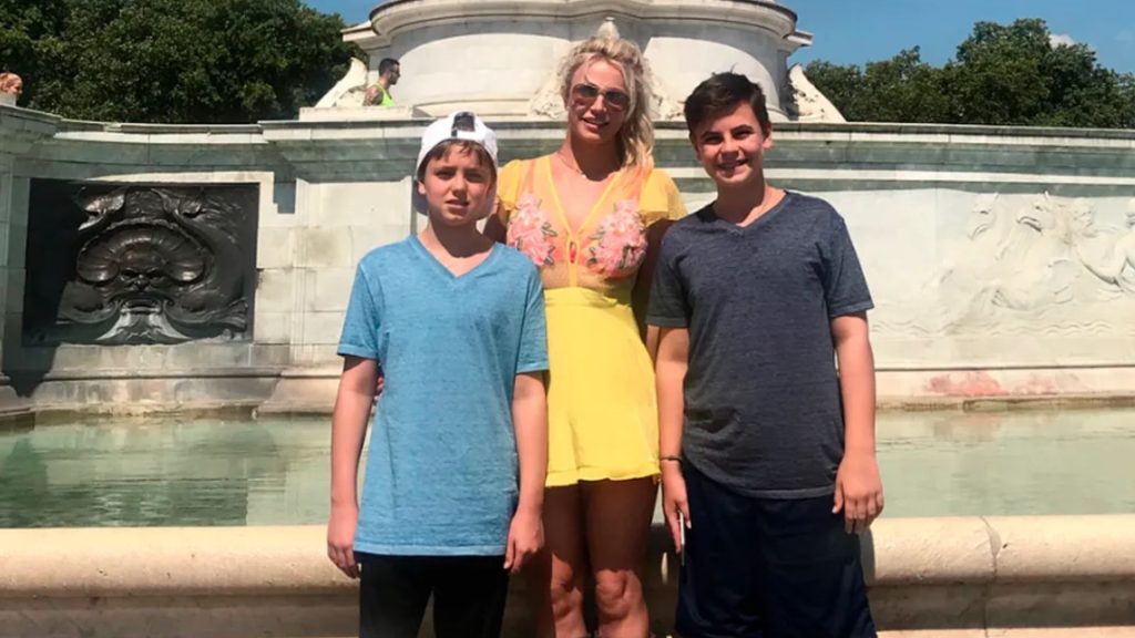 Britney Spears e os filhos (Foto Instagram)