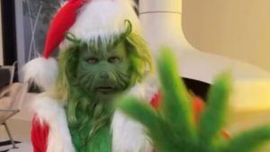 Famoso se veste de Grinch (Foto Instagram)