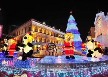 Natal na China (Foto Reprodução Redes Sociais)