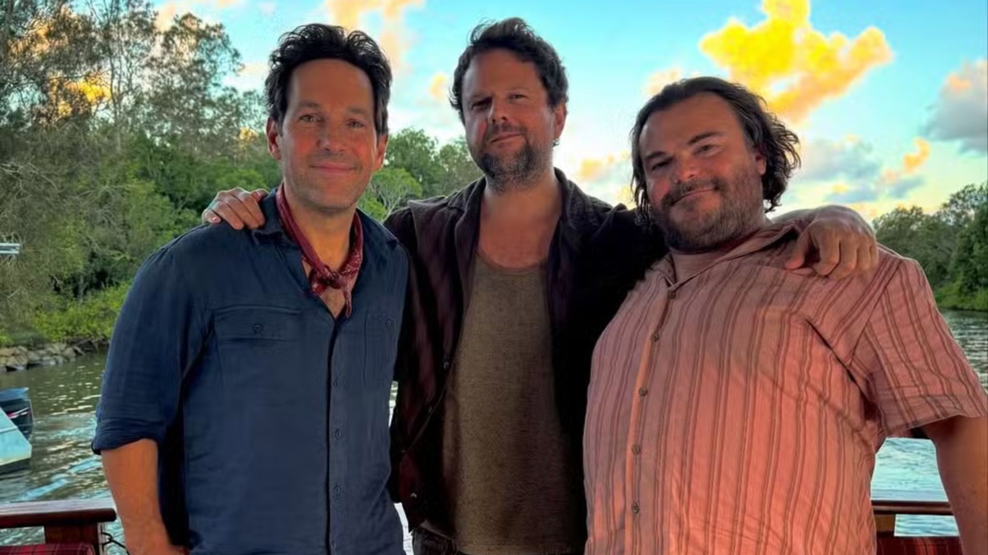 Paul Rudd, Selton Mello e Jack Black (Reprodução Instagram)