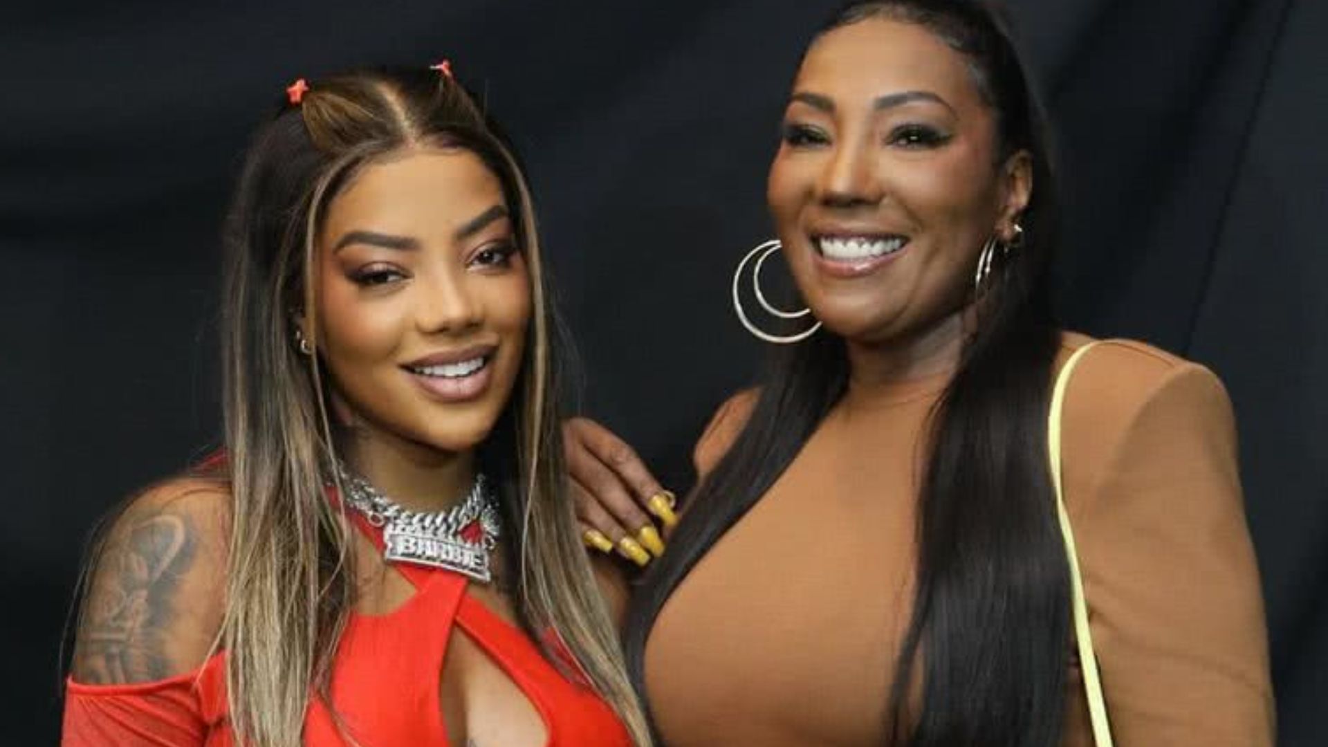 Ludmilla e sua mãe (Foto Reprodução Redes Sociais)