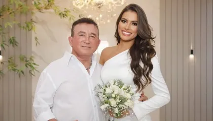 Amado Batista e esposa (Foto: Redes Sociais)