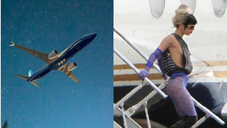 Avião da Lady Gaga (Foto: Instagram)