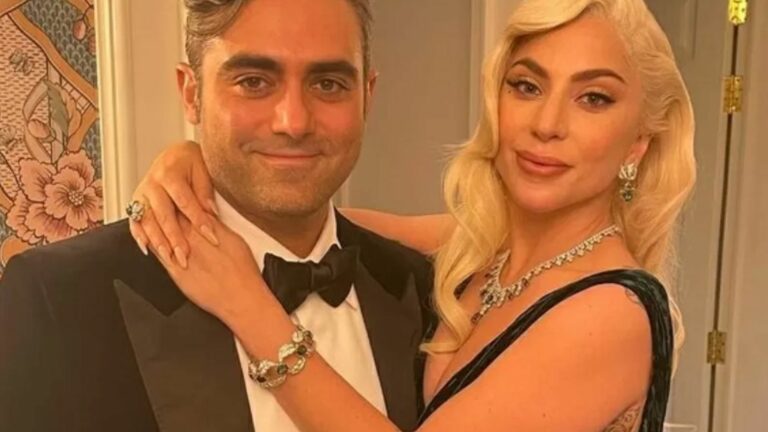 Lady Gaga e o noivo Michael Polansky (Foto: Instagram)