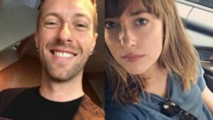 Chris Martin e Dakota Johnson (Foto: Instagram)