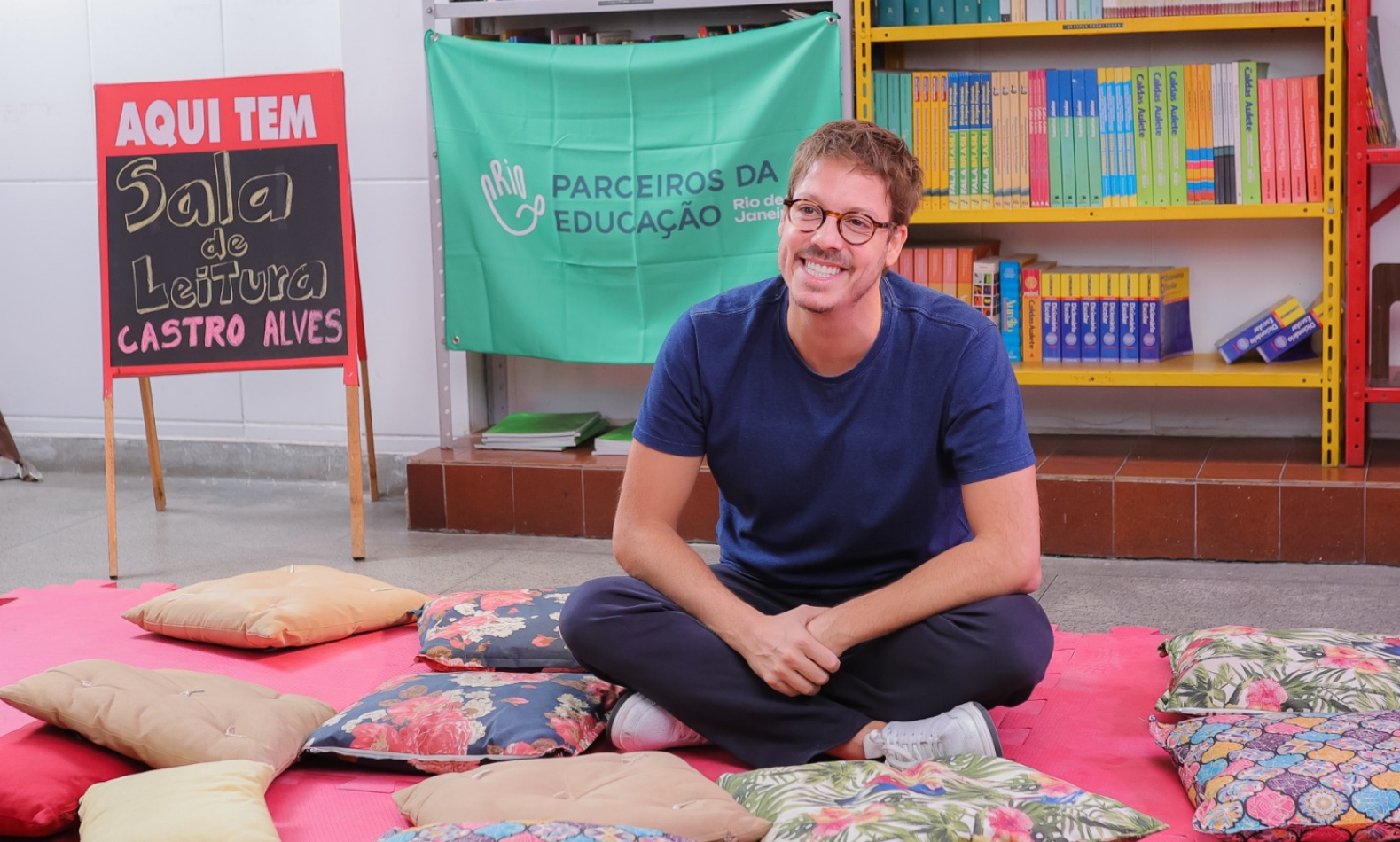 Fabio Porchat (Foto: ONG Parceiros da Educação Rio)