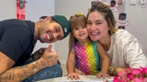 Zé Felipe, Maria Alice e Virginia (Foto: Reprodução)