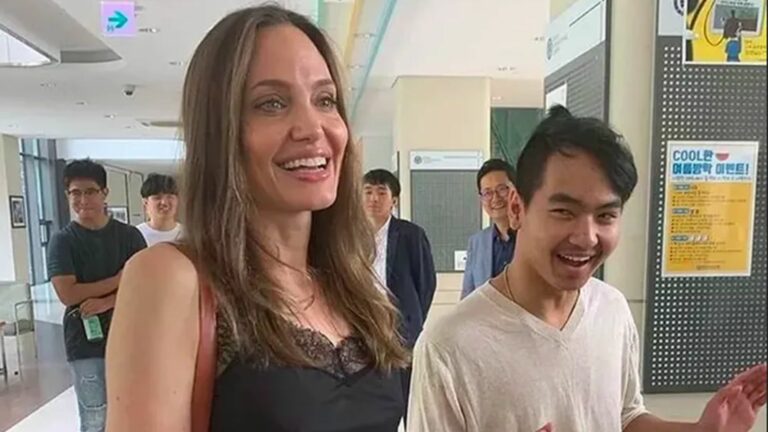 Angelina Jolie e filho (Foto: YouTube)