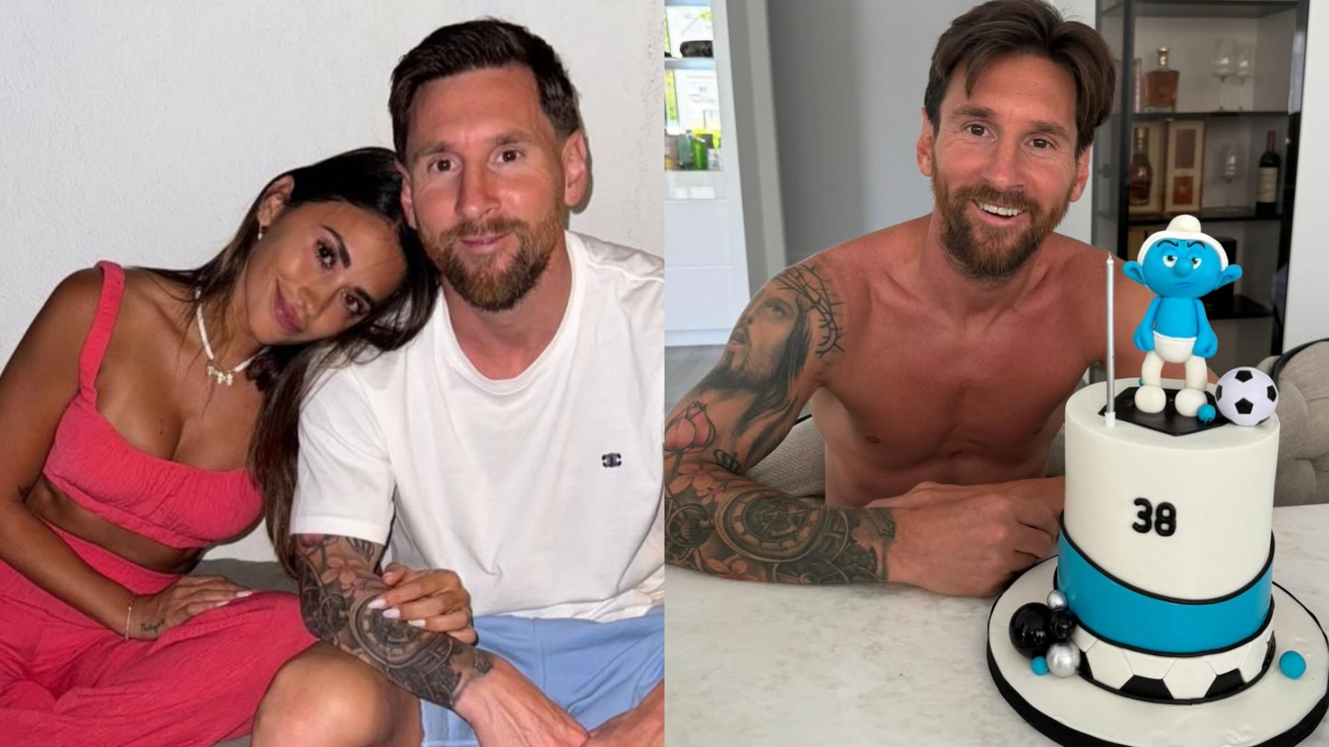 Antonela e Messi (Foto: Instagram)