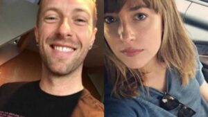 Dakota Johnson e Chris Martin (Foto: Instagram)