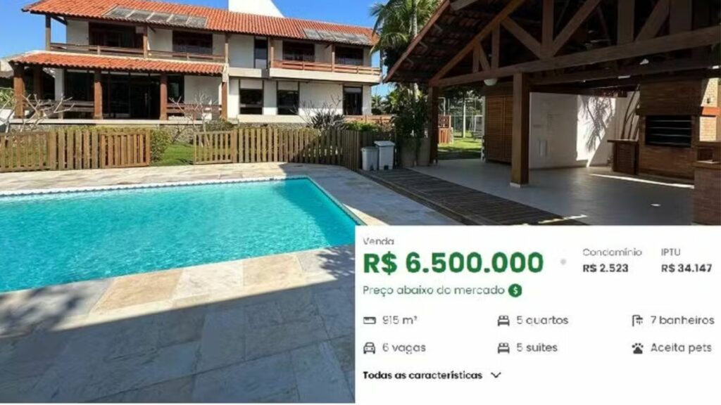 Mansão (Foto: Instagram)