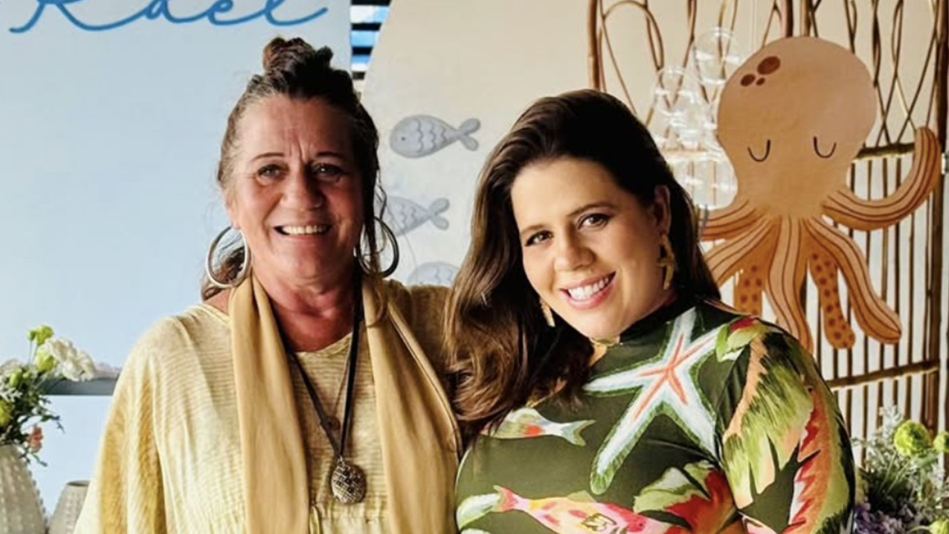 Tati Machado e sua mãe (Foto Reprodução Redes Sociais)