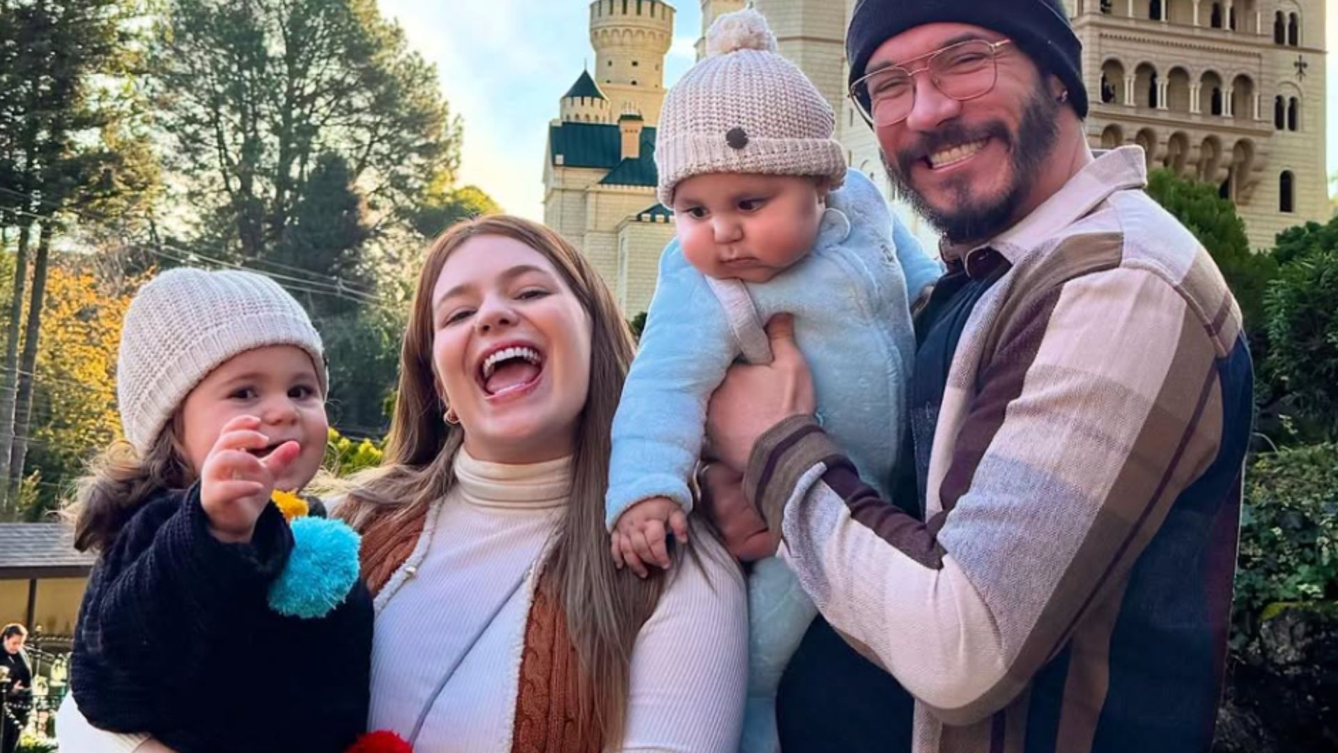 Viih Tube, Eliezer e seus filhos (Reprodução Instagram)