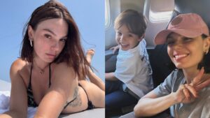 Isis Valverde e o filho (Foto: Instagram)