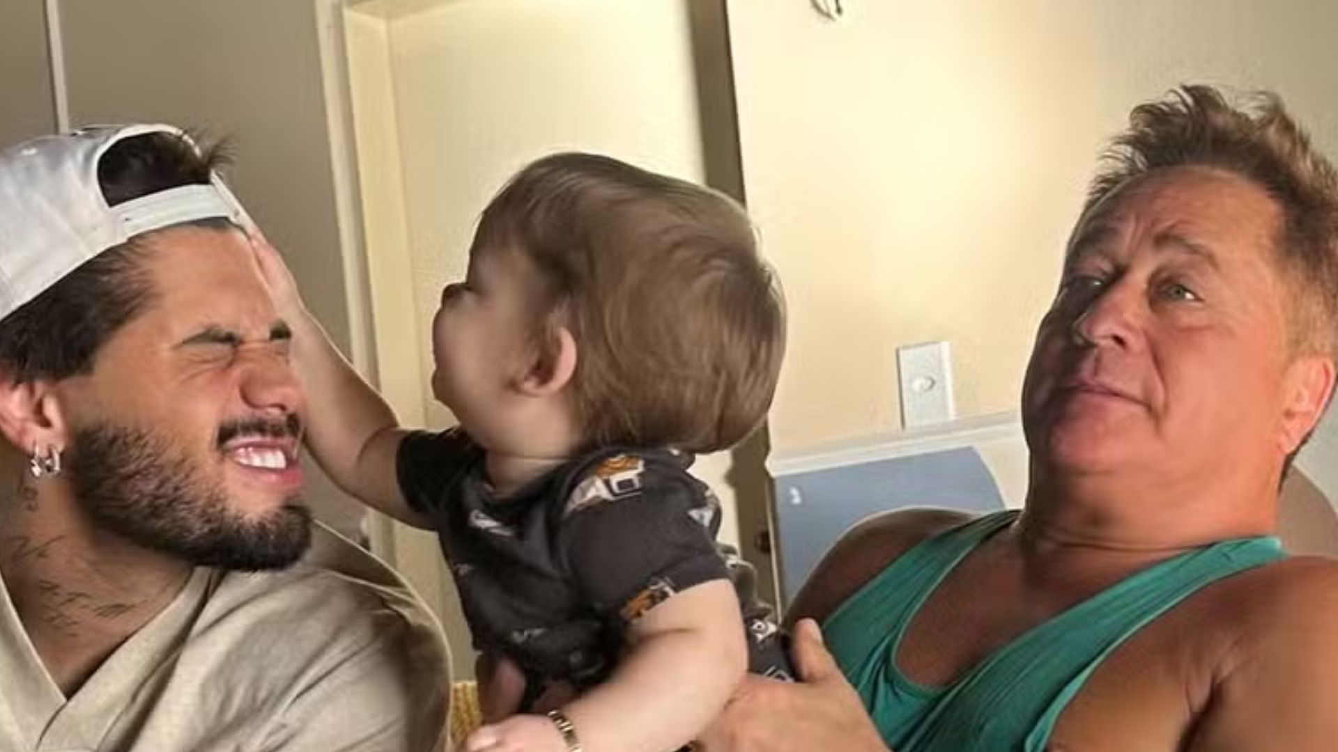 Zé Felipe, José Leonardo e Leonardo (Foto: Instagram)