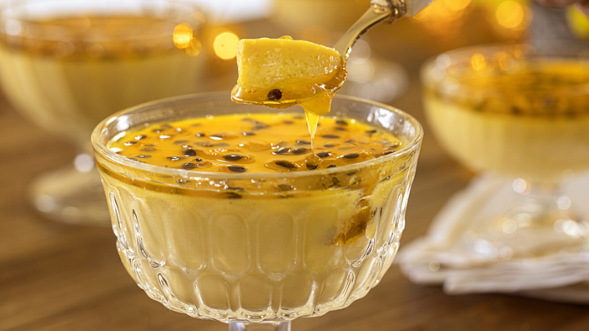 Mousse de maracujá (Foto Reprodução Redes Sociais)