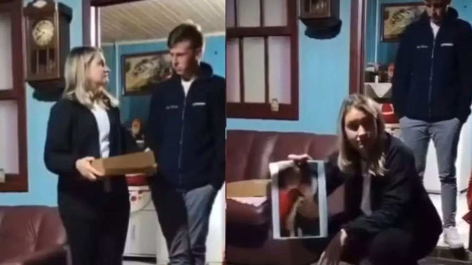 Mulher grava "chá revelação de traição" e expõe marido (Foto Reprodução Redes Sociais)