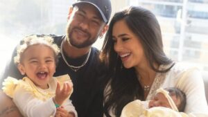 Neymar, Bruna Biancardi e filhas (Foto: Instagram)