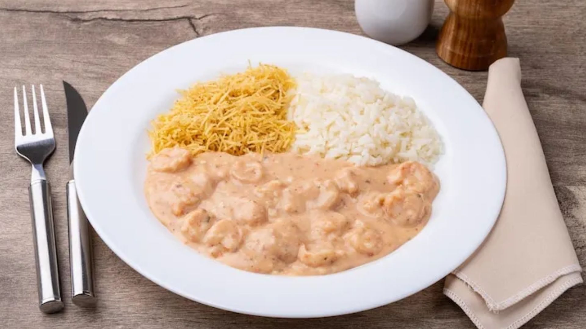 Strogonoff (Foto Reprodução Redes Sociais)