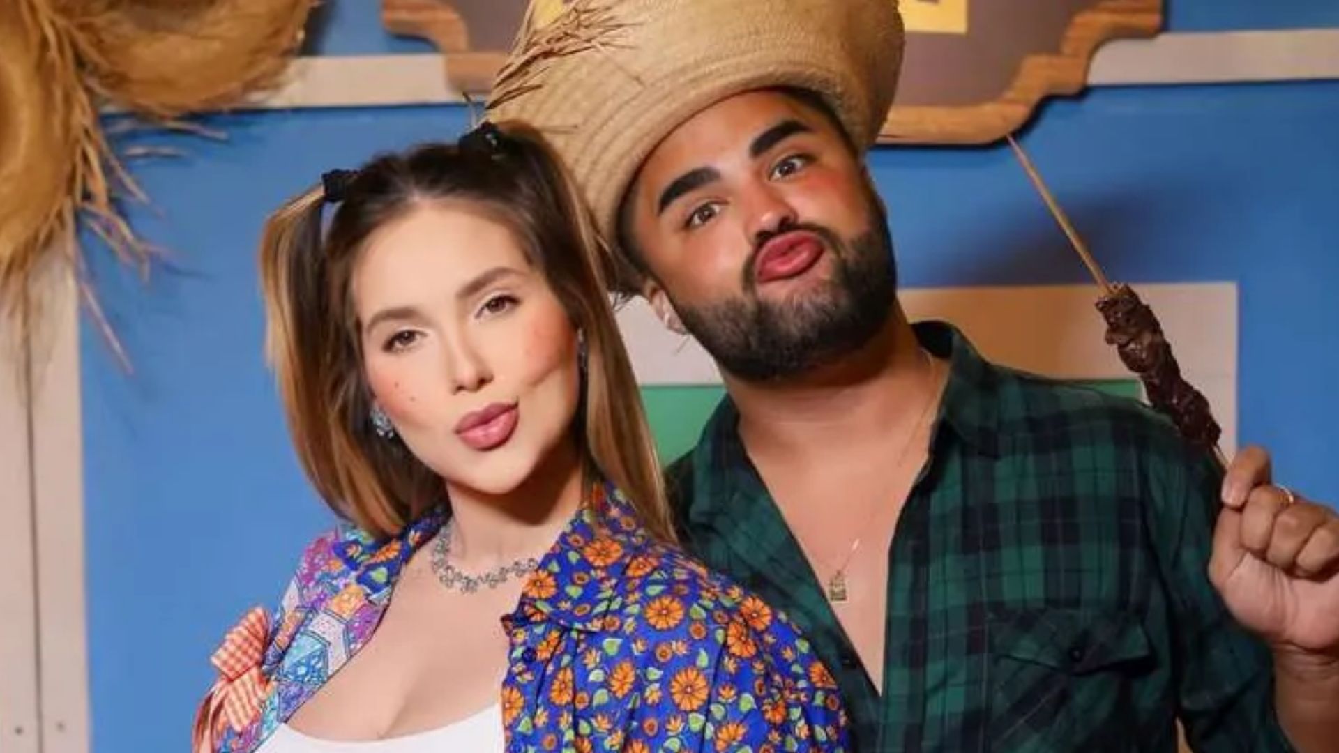 Virginia e Lucas Guedez (Foto Reprodução Redes Sociais)