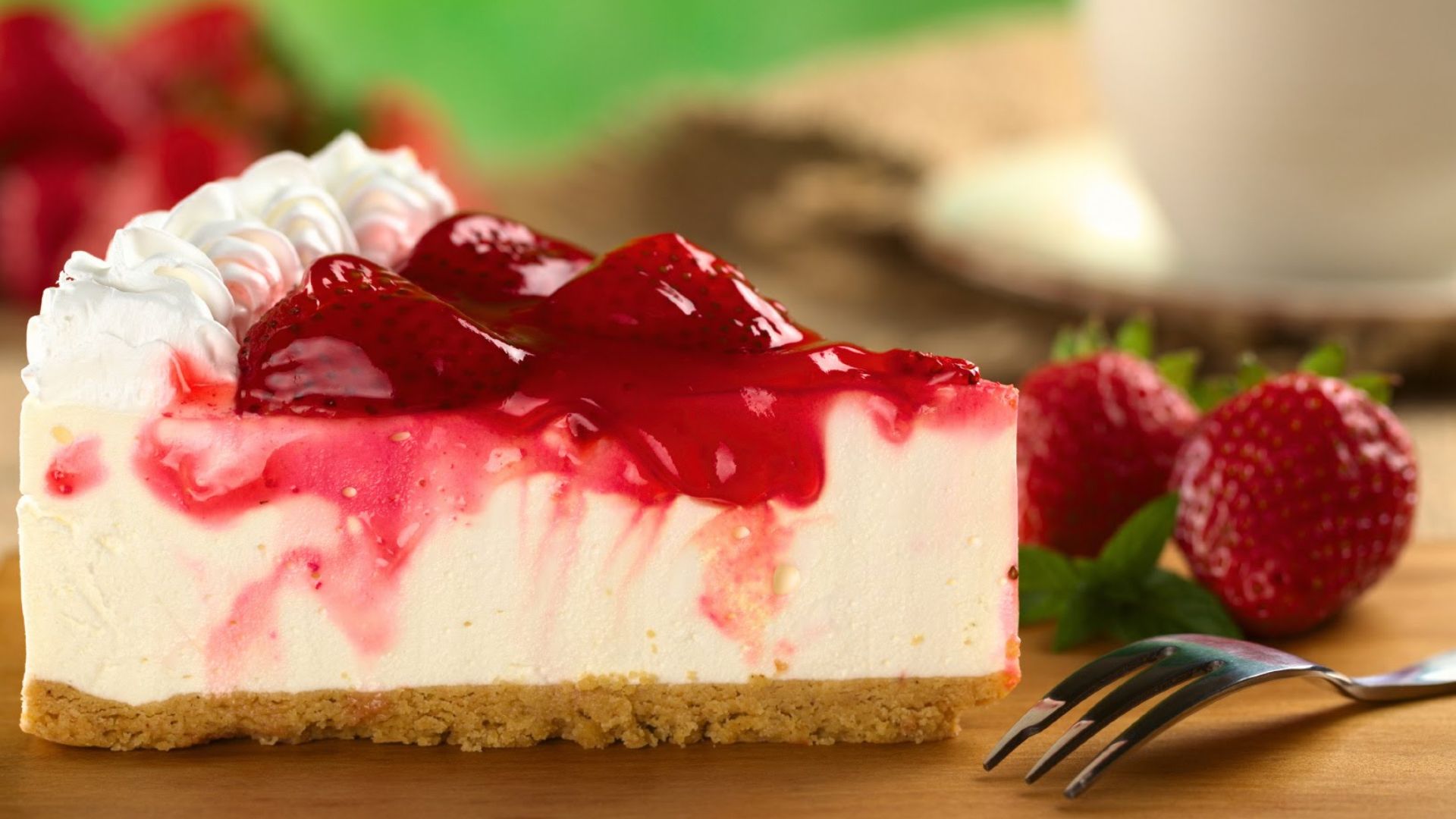 Cheesecake de morango com whey (Foto: Pixabay)
