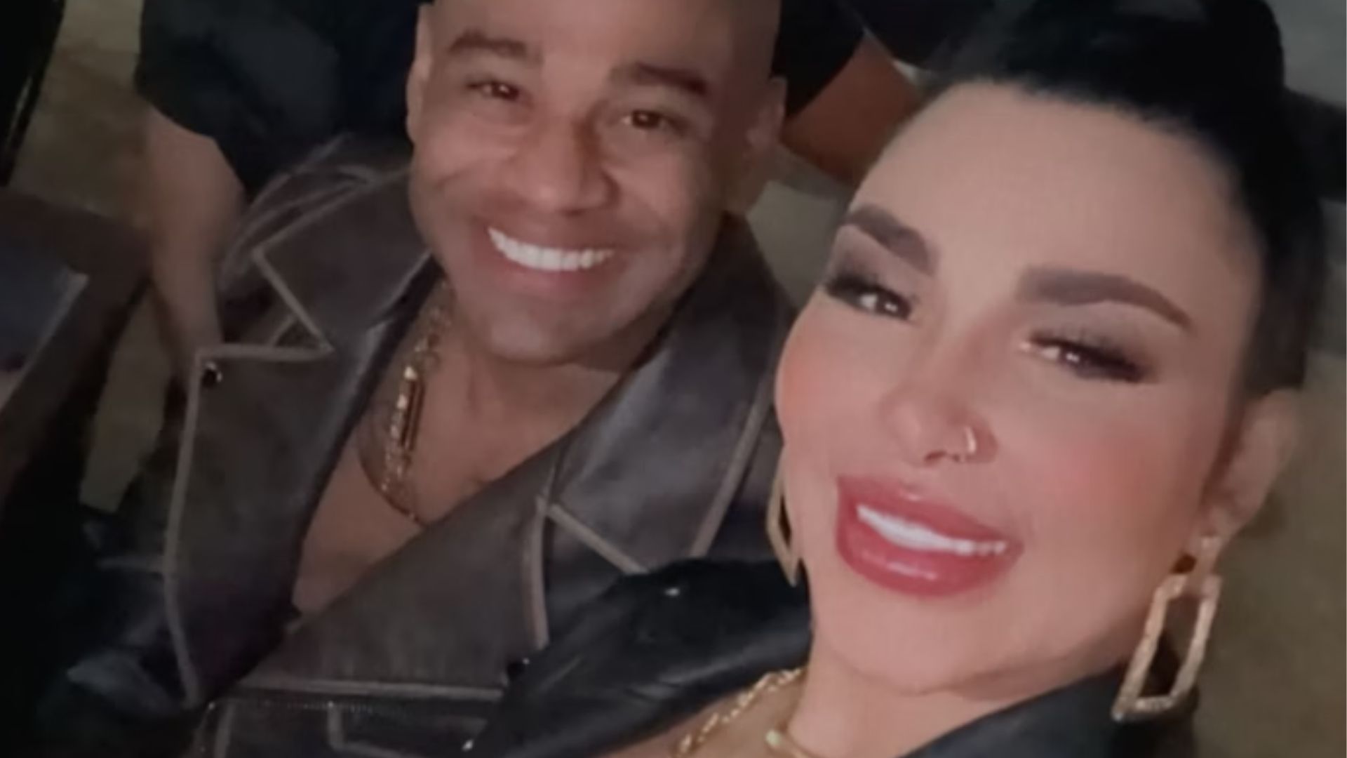Jenny miranda e Cezar Black (Foto: Instagram)