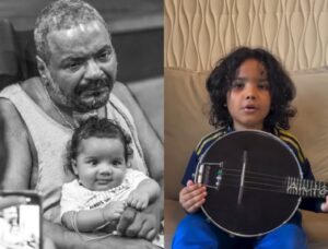 Arlindo Cruz e seu neto Antonio (Instagram)