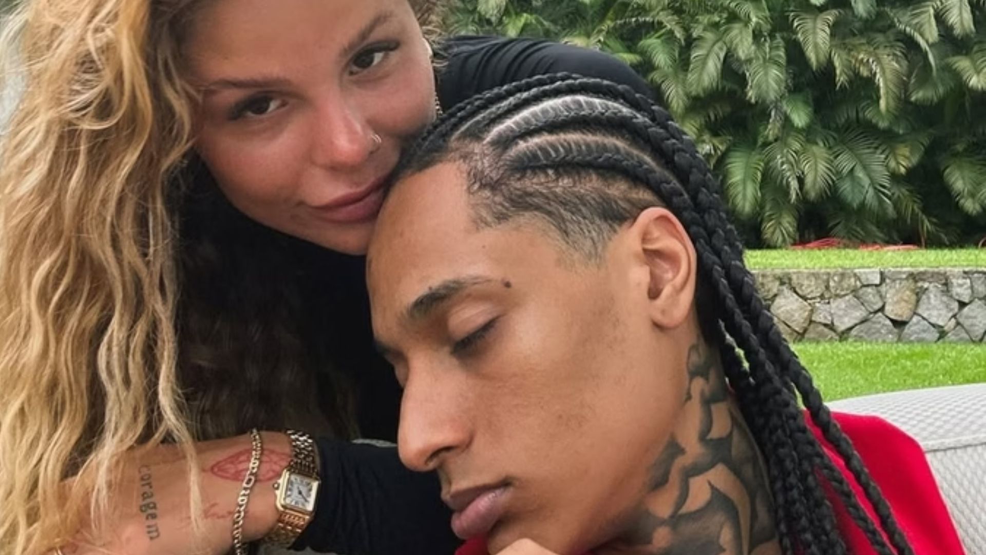 Oruam e sua noiva (Foto Instagram)
